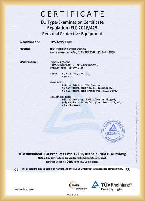 Certification