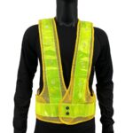 JARV-16LED02-R06(YY) LED Reflective Vest - Image 5