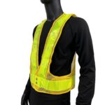 JARV-16LED02-R06(YY) LED Reflective Vest - Image 6