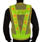JARV-16LED02-R06(YY) LED Reflective Vest - Image 9