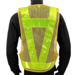 JARV-16LED02-R06(YY) LED Reflective Vest - Image 7