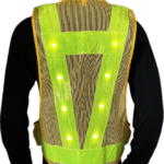 JARV-32LED01-06(YY) LED Reflective Vest - Image 5