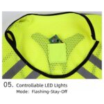 JA-RRV-LED05 Running Reflective Vest - Image 10