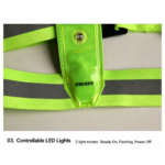 JA-RRV-LED02 Running Reflective Vest - Image 12